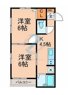 東京都江戸川区上篠崎3【マンション】の間取り