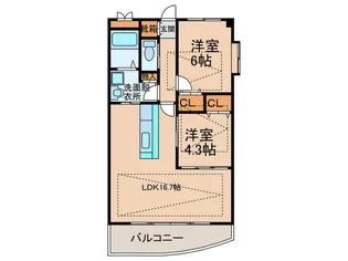 福岡県那珂川市今光5【マンション】の間取り