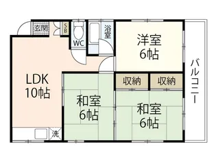 インフィールド河原町【3階】の間取り