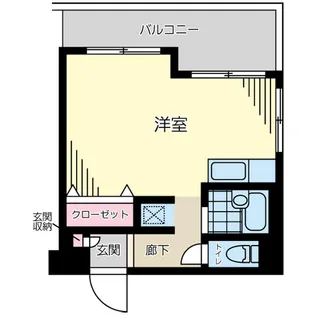 栄町中央ビル【4階】の間取り