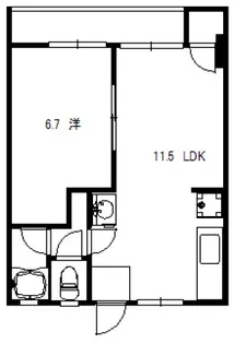 細田山ビル【1階】の間取り