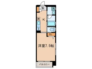 オーボワL´est【9階】の間取り