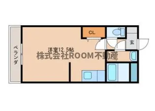 アメニティ都北【1階】の間取り