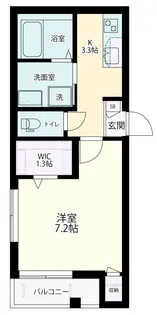 カーサグリージア【3階】の間取り