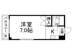バルーンクラブ2【3階】の間取り