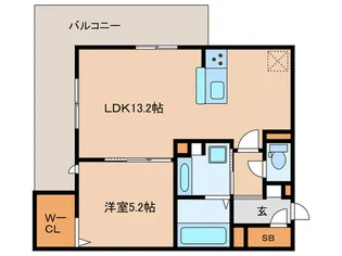 D-residence上甲子園【3階】の間取り