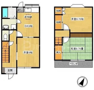 エスティハウス【1階】の間取り