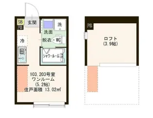 ハーモニーテラス野方III【1階】の間取り