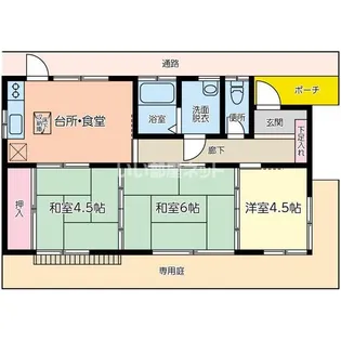 高橋コーポ【1階】の間取り
