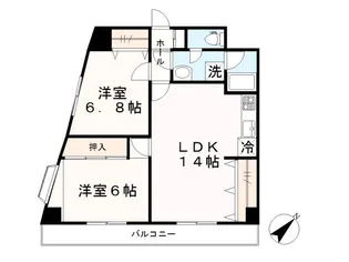 さくらマンション【4階】の間取り