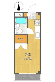 フレンドリー今川【3階】の間取り