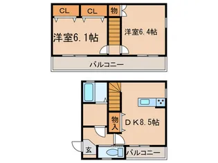 gione Honmachiの間取り