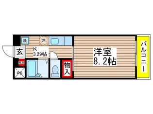 ラ・ピエ南花園【2階】の間取り