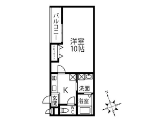 フジパレス堺東I番館【3階】の間取り