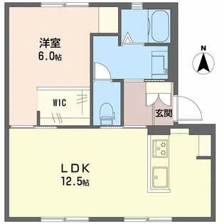 ソレアード操山 B棟【1階】の間取り