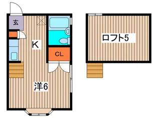 第3コ-ポロイヤル【1階】の間取り