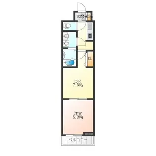 エスタリオコート【3階】の間取り