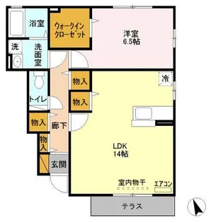 ベル テール A【1階】の間取り