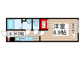 アンクラス船橋【1階】の間取り