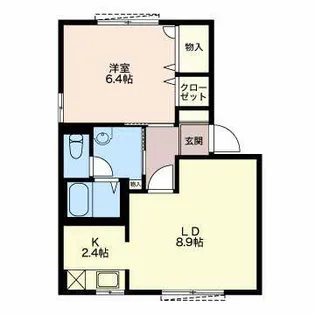 ビクトワール C【1階】の間取り