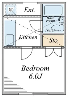 ハイツかえで【2階】の間取り