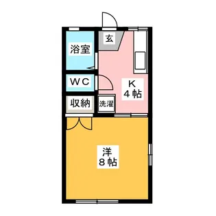 メゾンボナール【1階】の間取り