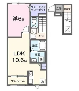 マイグリーン大島【2階】の間取り
