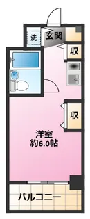 コスモハイム元住吉【2階】の間取り