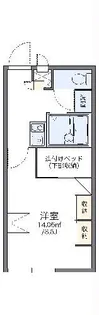 レオパレスRARA【2階】の間取り