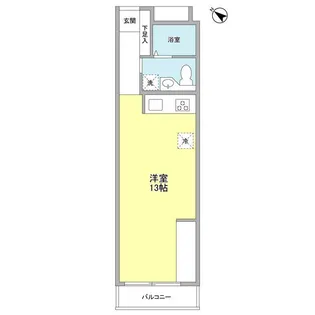 キルト祐天寺【3階】の間取り