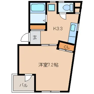 グランドールツチダ【3階】の間取り