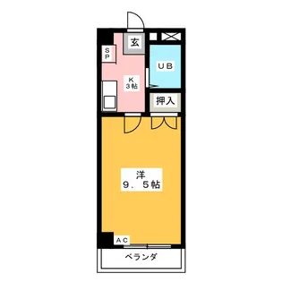 AZALEA2号館【4階】の間取り