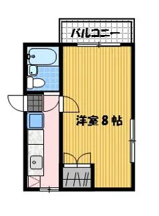 レジデンス六本木【4階】の間取り