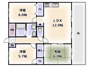 パインブルックアネックス【10階】の間取り