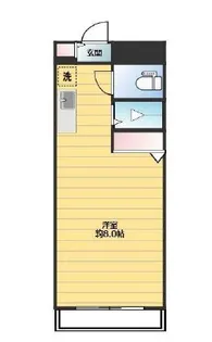 トップ北千住【3階】の間取り