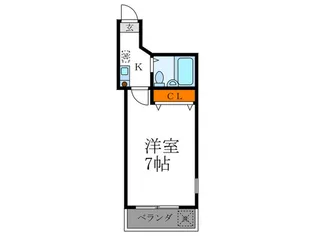 ラ・レジデンス・ペルシュワール【3階】の間取り