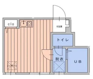 グリーンコート方南町【1階】の間取り