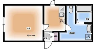 FABRIC飯田橋【3階】の間取り