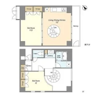 HF目黒行人坂レジデンスの間取り