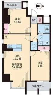 TOKIO国立タワー【9階】の間取り