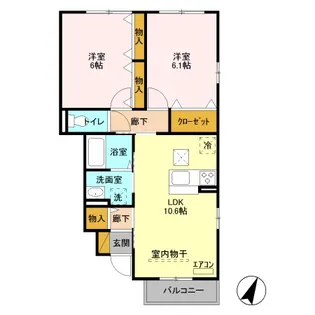 フェニックス II【1階】の間取り