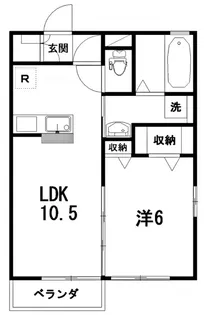 フォルヴィテッツァ六町目館【1階】の間取り
