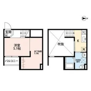 ルミエール十一番町(ルミエールジュウイチバンチ【1階】の間取り