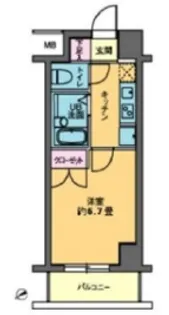 カスタリア要町【2階】の間取り