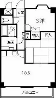 グレース古江【4階】の間取り