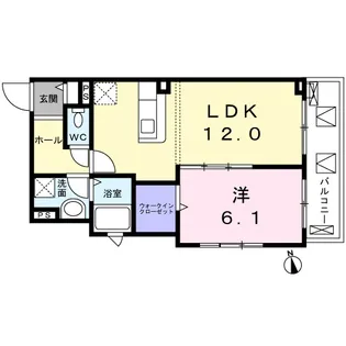 ドミールT馬込【3階】の間取り
