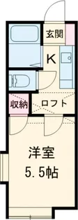 アリス南四日町【1階】の間取り