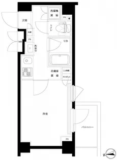 ルーブル東蒲田七番館【1階】の間取り