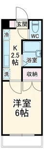 ユーラナス浦和C【2階】の間取り