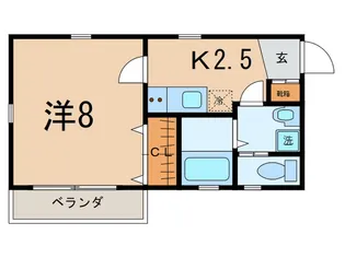 アルファ-ニ【2階】の間取り